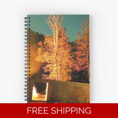 Le Studio Spiral Notebook Fire in the Sky at Le Studio 2019